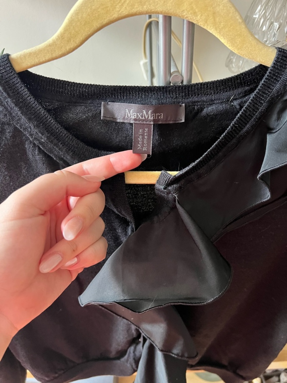 MaxMara Ruffle Cardigan - Picture 2 of 3